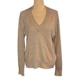 Equipment 100% Cashmere Sweater Sz S Camel Relaxed Old Money Preppy Minimalist